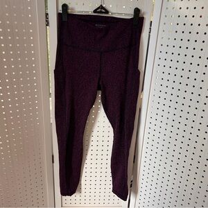 Athleta Pink and Black Patterned Leggings